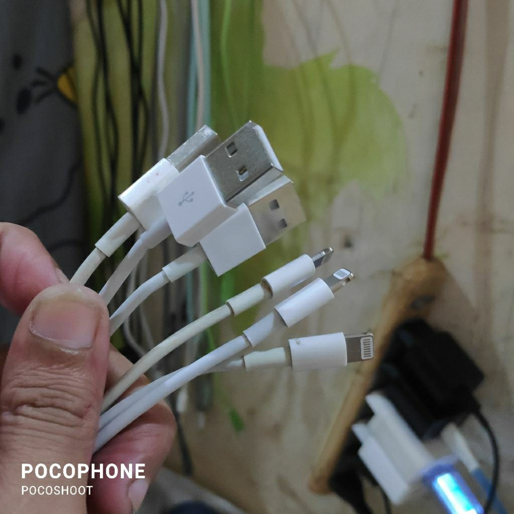 kabel usb iPhone original copotan fast charging/ kabel cas IP Ori copotan 100% beli 1 gratis 1 PROMO