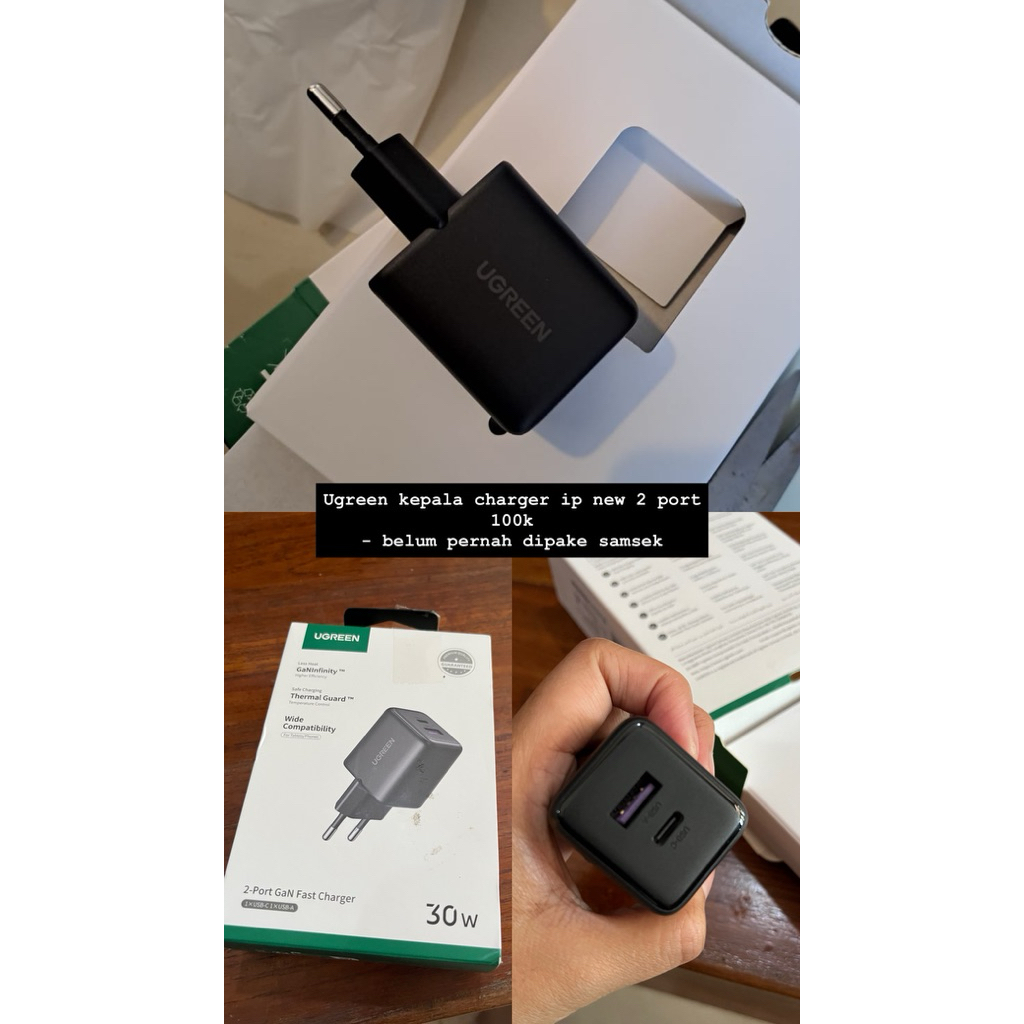 kepala charger merk ugreen