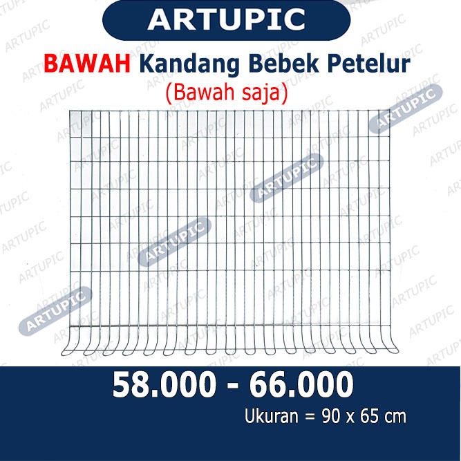 Bawah Lantai Alas Kandang BEBEK Kawat Galvanise HANYA LANTAI SAJA