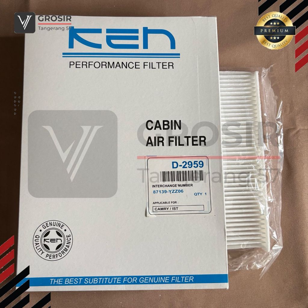 Kabin Filter AC Camry Gen5 XV30 2002-2005 KEN 2959 Cabin Filter Saringan AC Mobil Evaporator Dryer