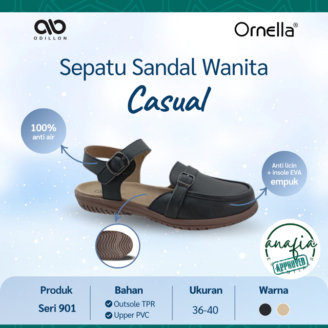 Ornella GP 901 Sepatu Sandal Wanita