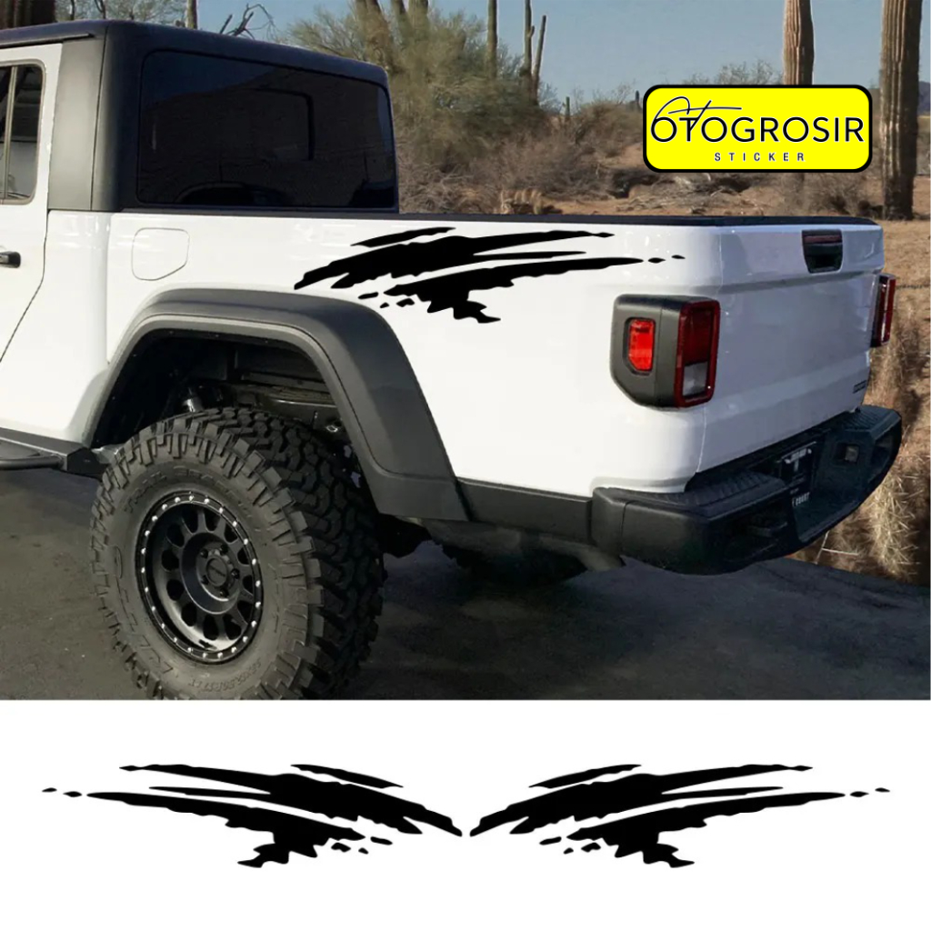 Stiker crot lumpur bumper mobil triton hilux ford ranger Pick up L300