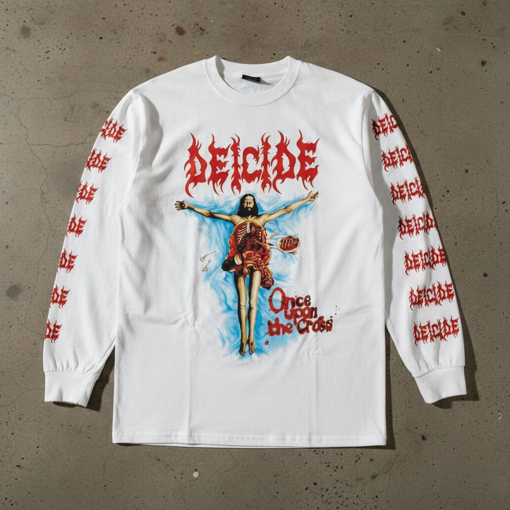 KAOS BAND OFFICIAL DEICIDE - ONCE UPON THE CROSS LONGSLEVEE