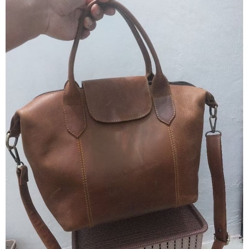 (PRELOVED) Tas Tote Bag Leather