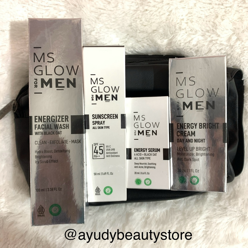 MS GLOW For Men Paket Skincare Lengkap