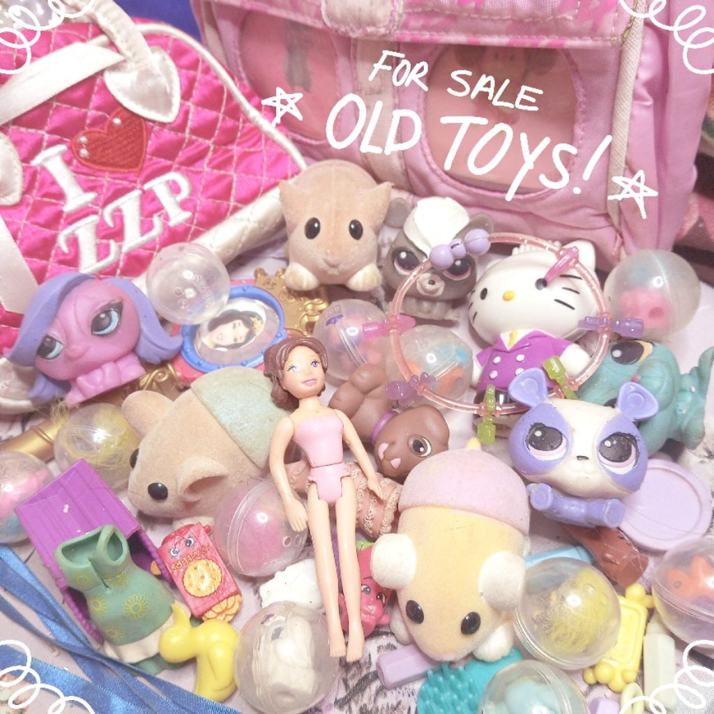 [SALE] Mainan Anak Perempuan Rare/Langka Preloved Campuran Random, zhuzhu pets, squinkies, polly poc