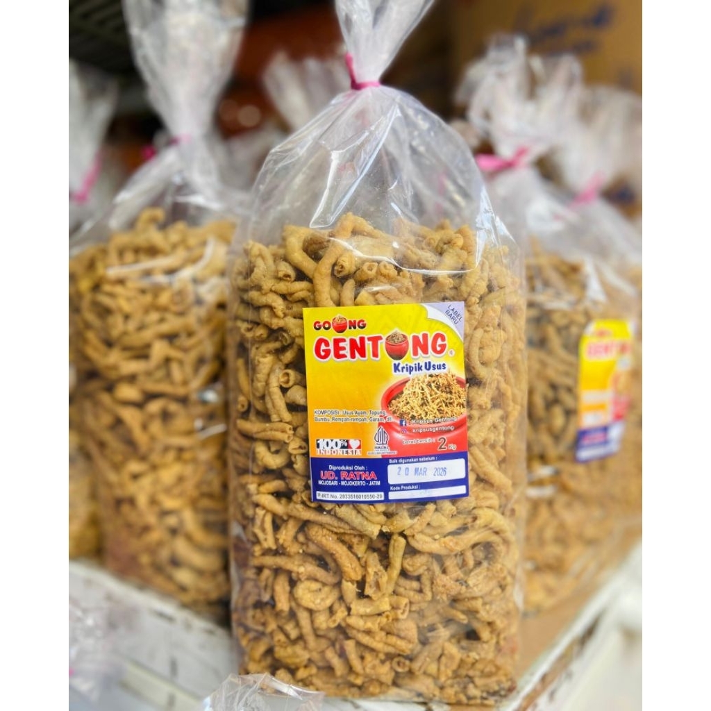 Kripik Usus Gentong | 500gr | 1kg | 2kg