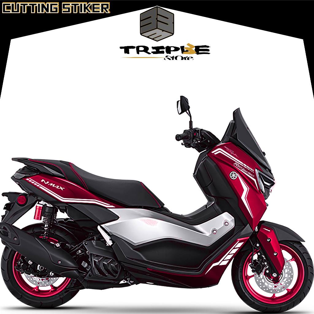 C.511/STICKER CUTTING NMAX TURBO/STICKER CUTTING/STRIPING NMAX TURBO SIMPEL/STIKER TRIBAL MOTOR