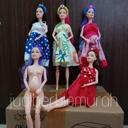 Boneka Berbie Hamil Bisa Ditekuk Tangan Dan Kakinya / Mainan Pivotal Hamil - Dolls