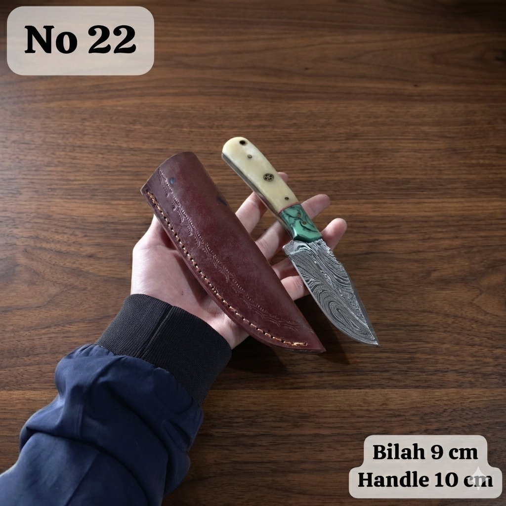 HK Pisau Dapur I Pisau Damascus Asli Tempa I Pisau Survival I Pisau Produksi Sukabumi