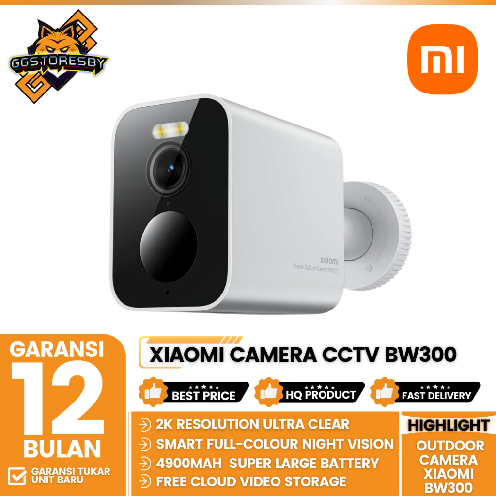 Xiaomi Camera CCTV BW300 2K Outdoor 3MP - Outdoor Camera Xiaomi BW300