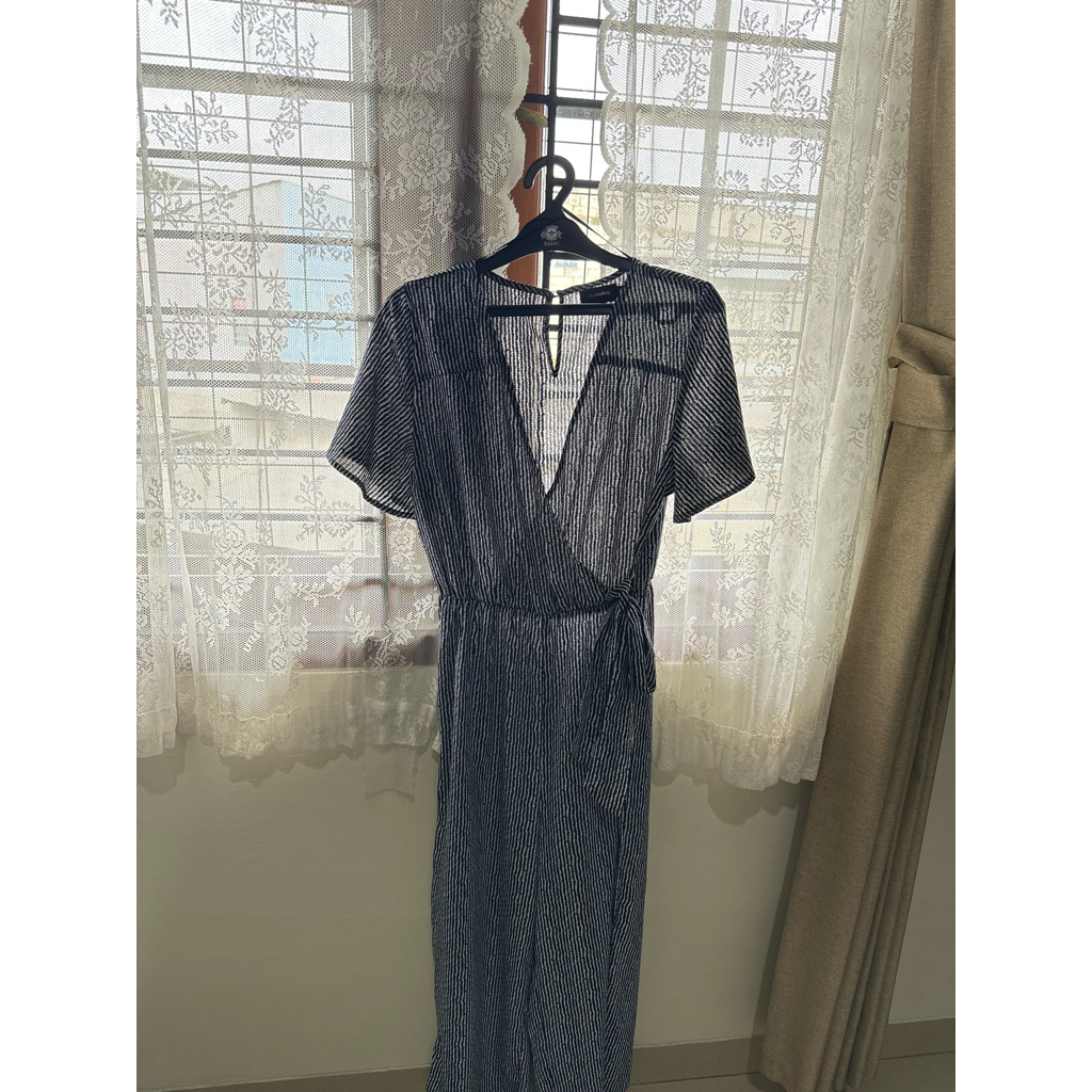 Valley Blue & White Jumpsuit