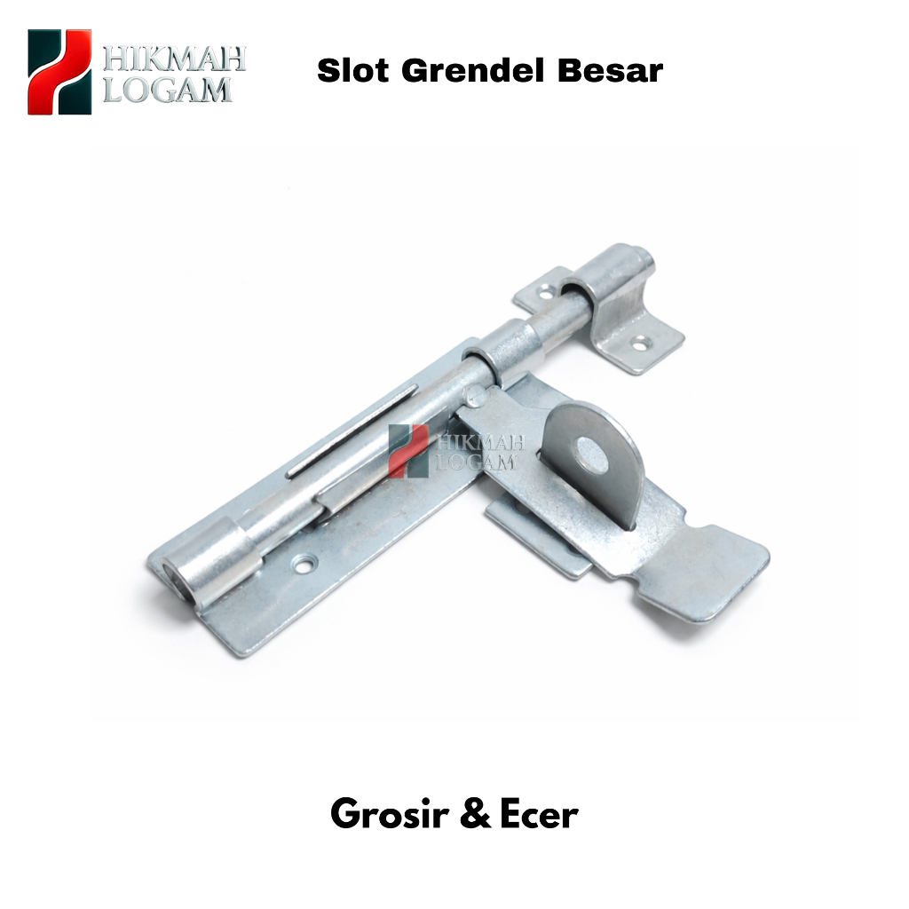HL - Grendel Slot Samping Besar | aksesoris pintu besi dll