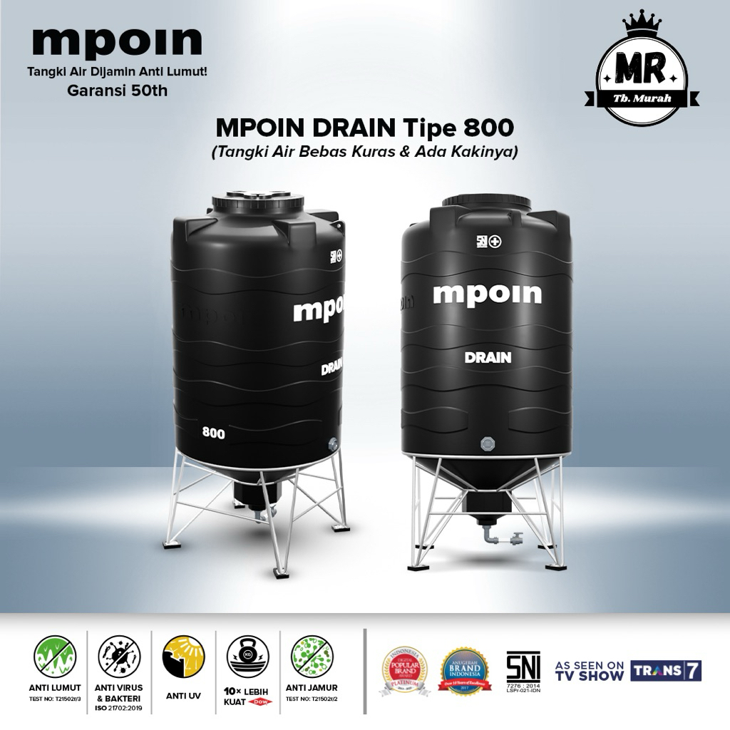 MPOIN D800 750L DRAIN SERIES TANDON AIR/TOREN AIR/TANGKI AIR