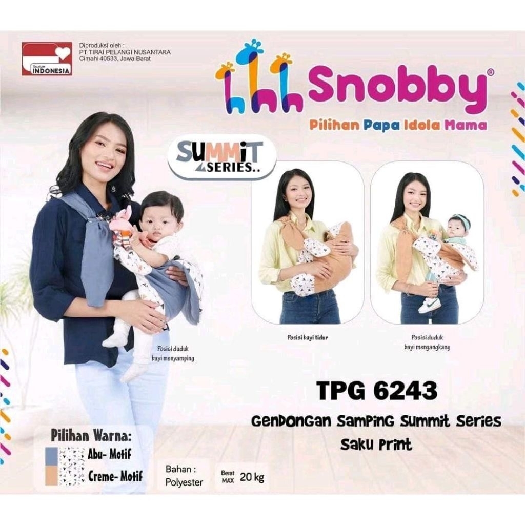 Snobby Gendongan Bayi Snobby / Gendongan Samping Snobby Artsy Series Print TPG6243