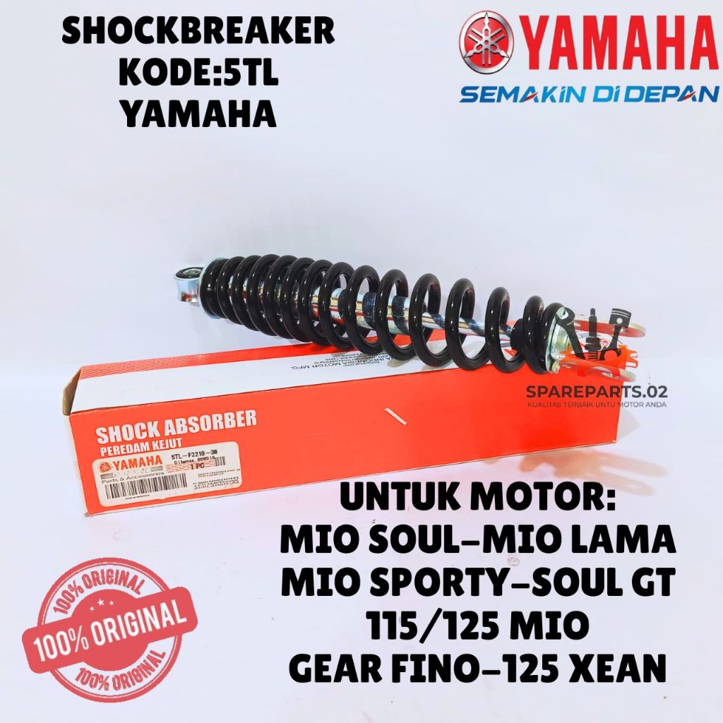 SHOCKBREAKER ORIGINAL YAMAHA KODE 5TL, SHOCKBREAKER MIO SOUL, SHOCKBREAKER MIO LAMA, SHOCKBREAKER MI