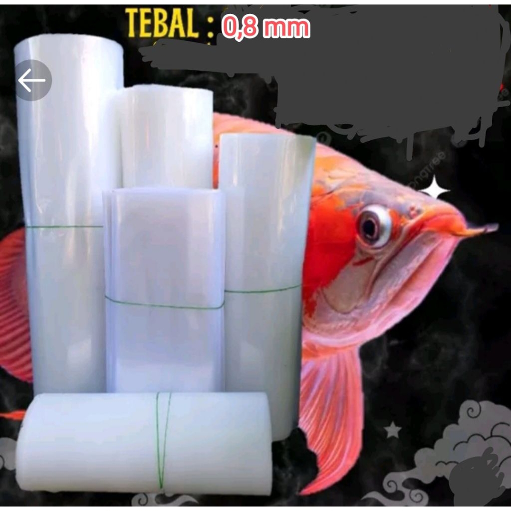 plastik PE murni PERKILO.. packing ikan koi dan arwana