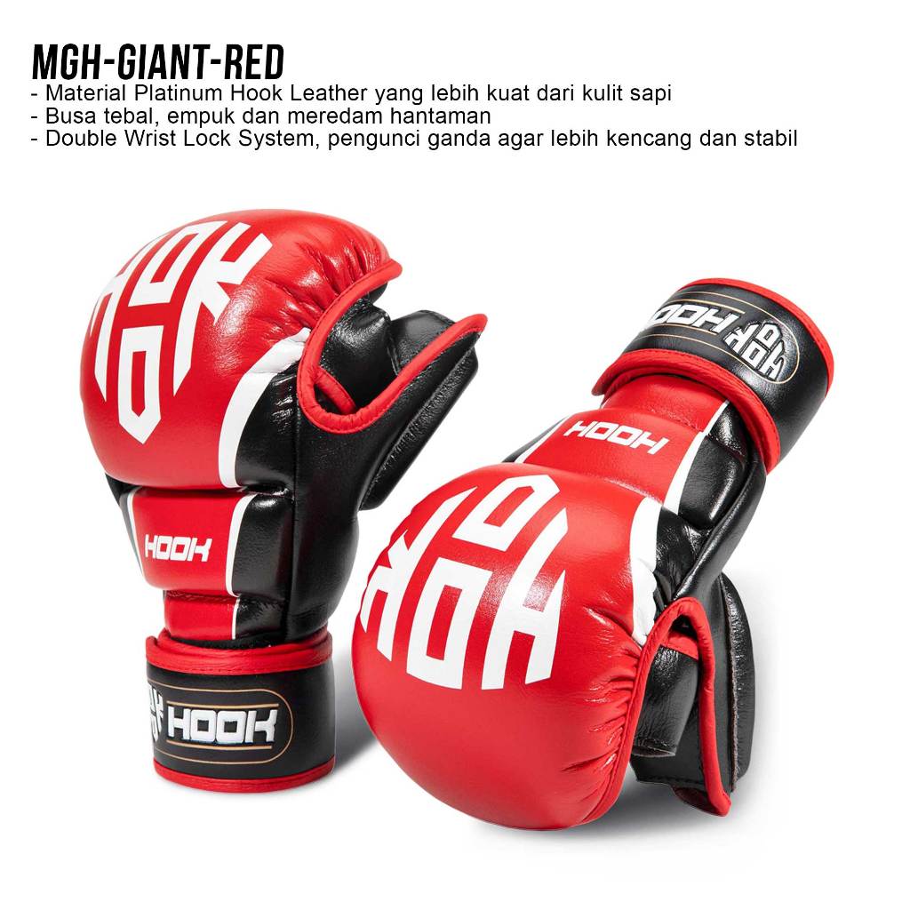 Hook Hybrid MMA Sparring Gloves Giant Sarung Tinju MMA Glove