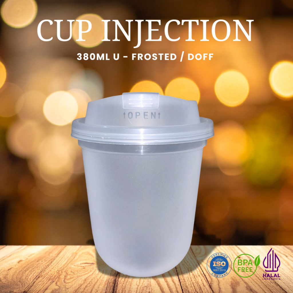 25PCS - 380ML DOFF INJECTION - 12OZ CUP INJECTION DOFF