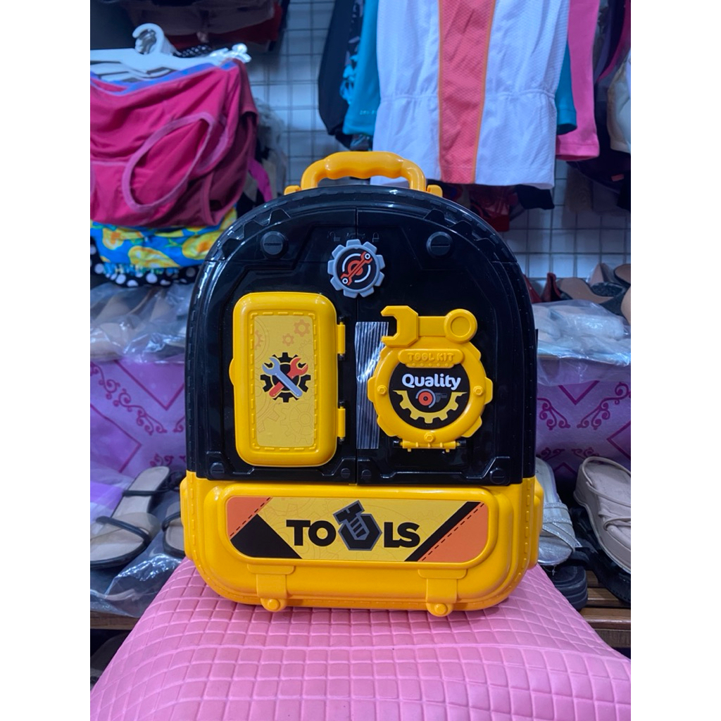 PL mainan anak 08 satu set kotak alat bangunan(kurang lengkap)24 cm