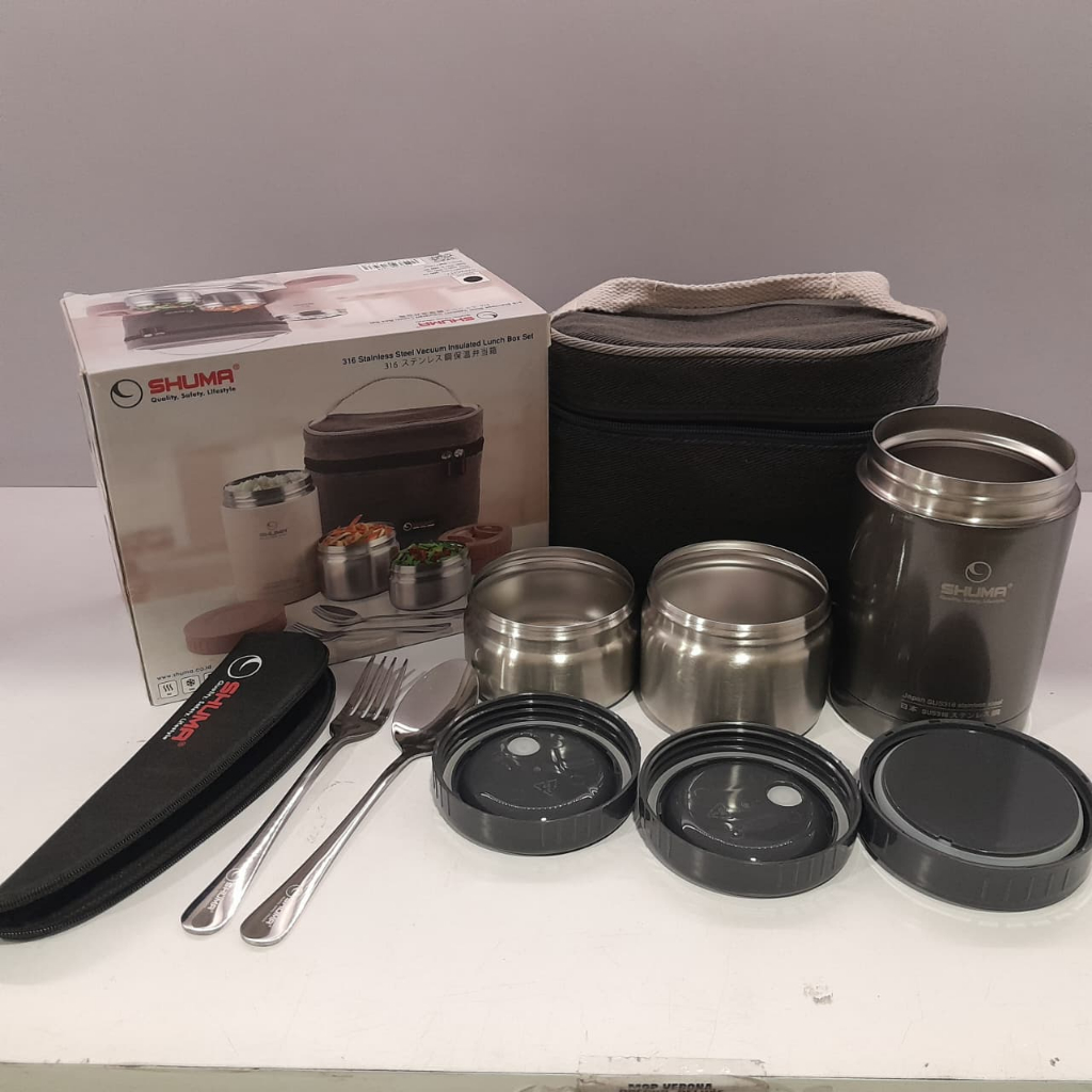 Shuma Lunch Box / Kotak Makan Insulated / Lunch Box Set / Tempat Bekal Makanan / Shuma Insulated Lun