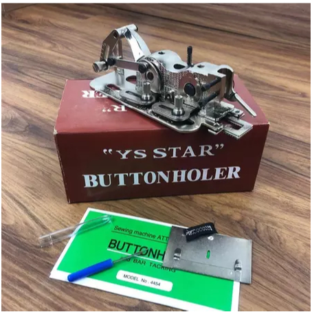 Ys Star Buttonholer Untuk Mesin Jahit Tradisional / Highspeed - Alat Lubang Kancing Mesin Hitam