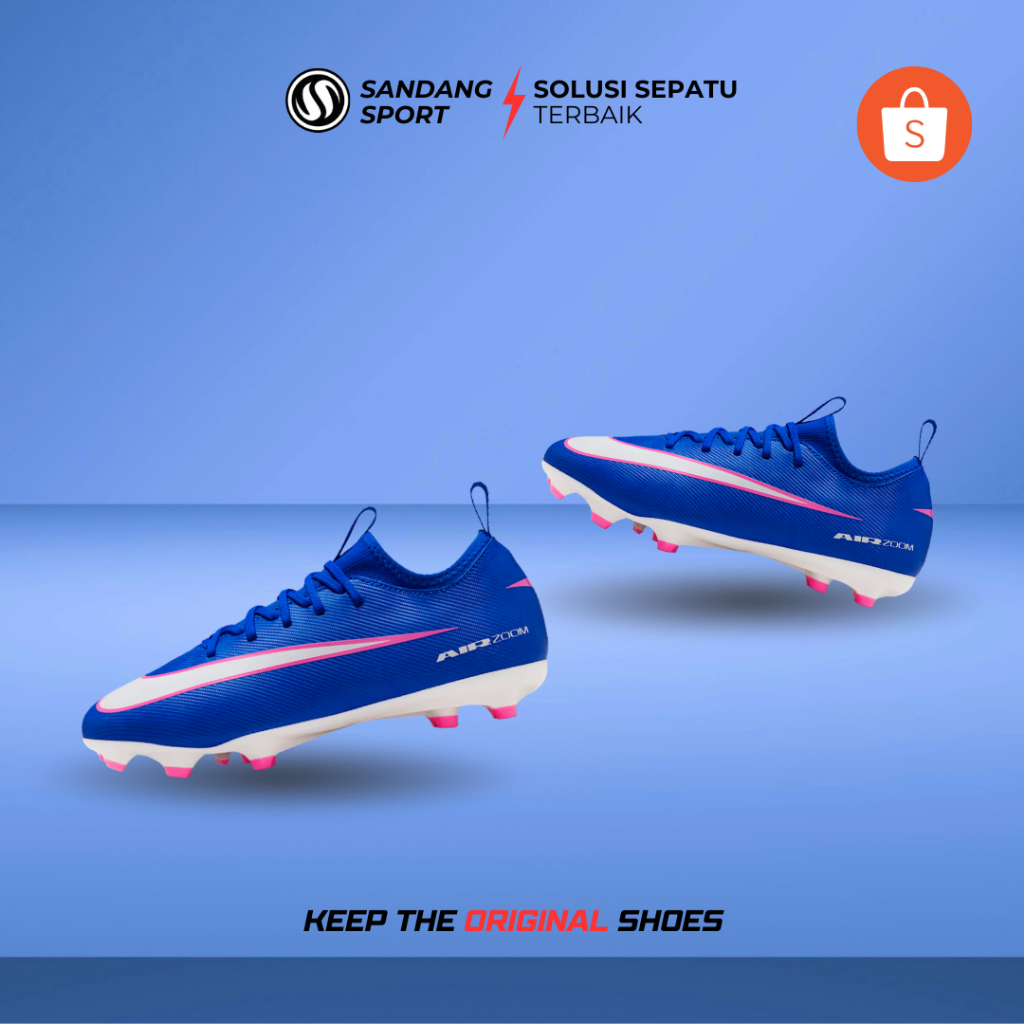 SEPATU SEPAK BOLA NIKE ZOOM VAPOR 16 ACADEMY FG JUNIOR