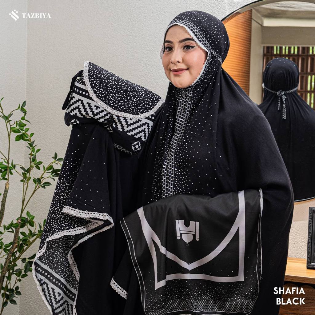 TAZBIYA MUKENA SHAFIA | Mukena Rayon Dewasa | Mukena Rayon Jumbo