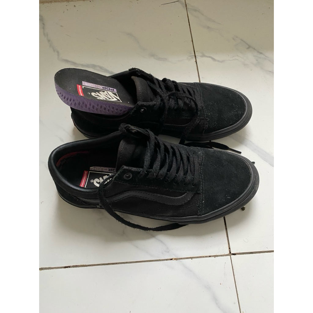 vans old skool pro skate black