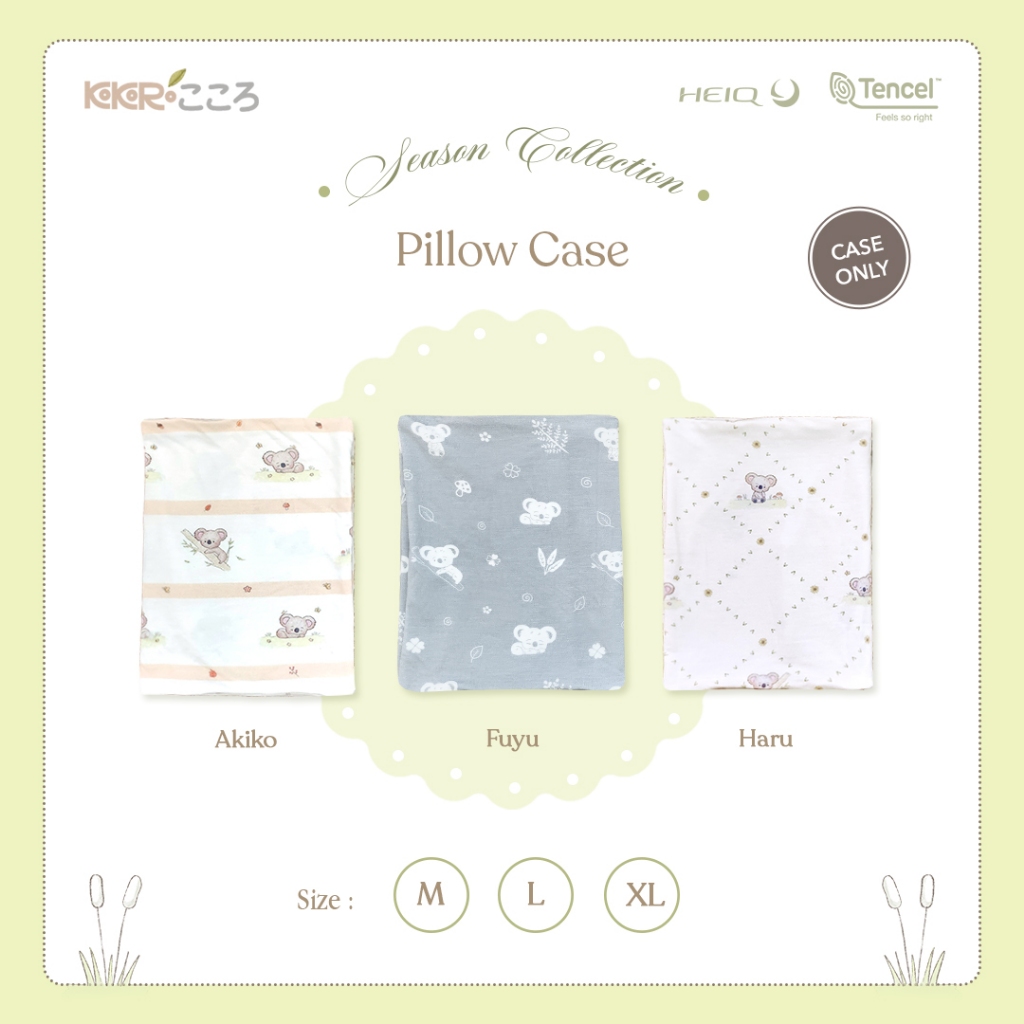 KOKORO STORY Pillow Case Season Collection (SARUNG SAJA) | Sarung Bantal Anak Bayi dan Dewasa Kokoro