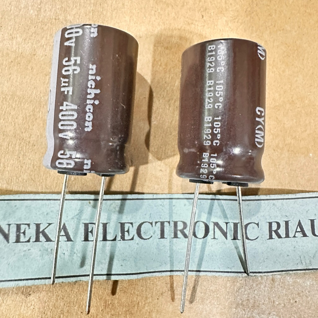 ELKO 56UF 400V nichicon KAPASITOR 56 UF 400 V ORIGINAL