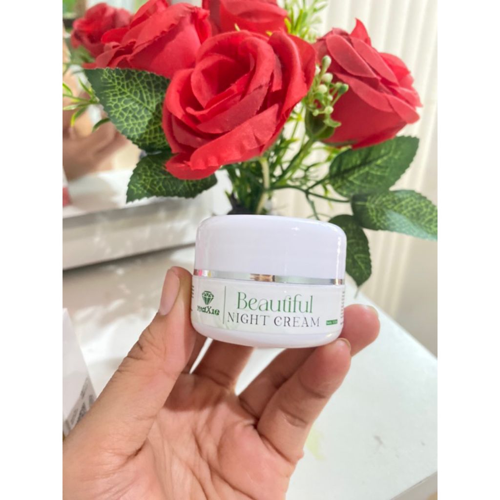 Cream malam glowing maxie[flek] Hijau