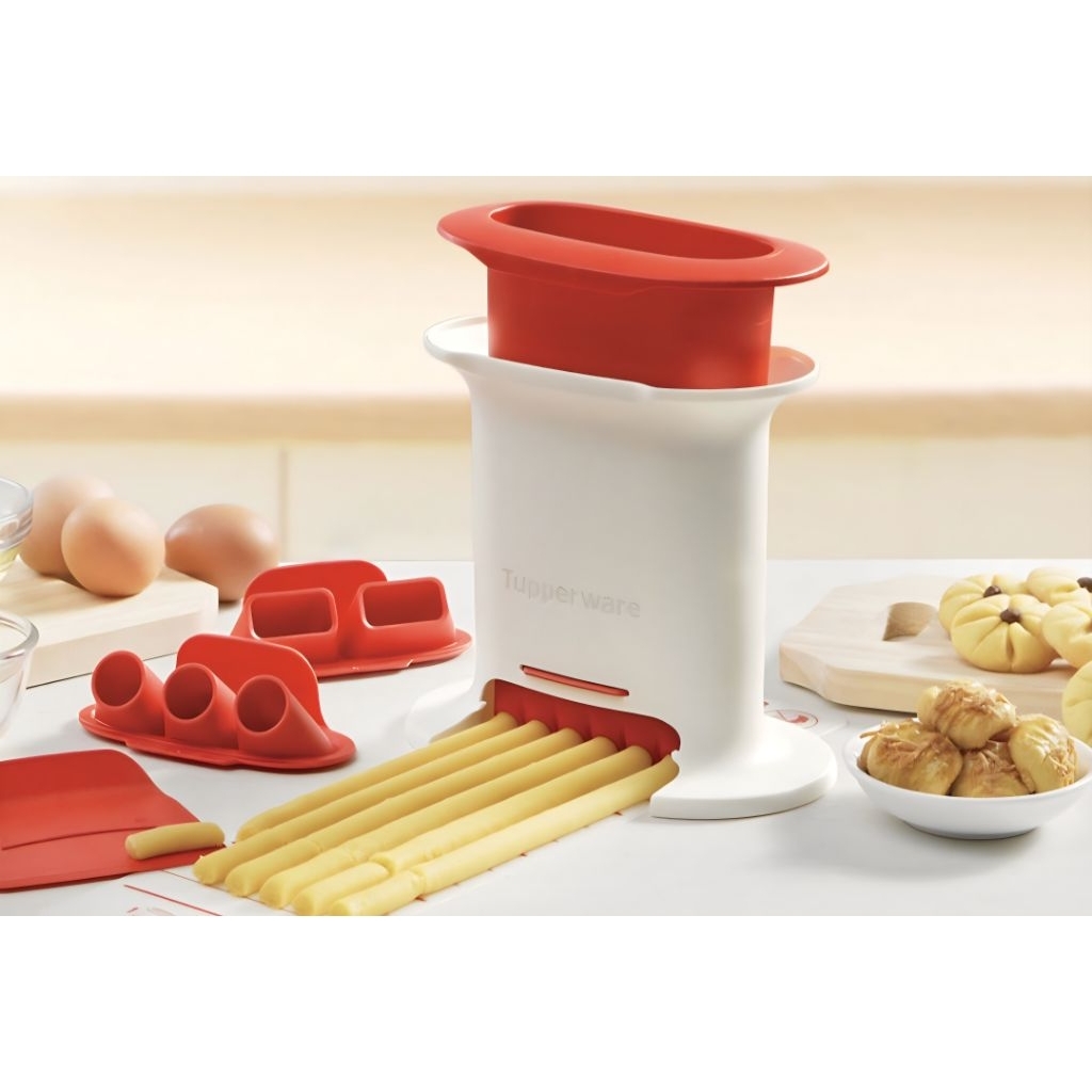 Tupperware Original M-Press - Alat Pencetak Adonan Kue