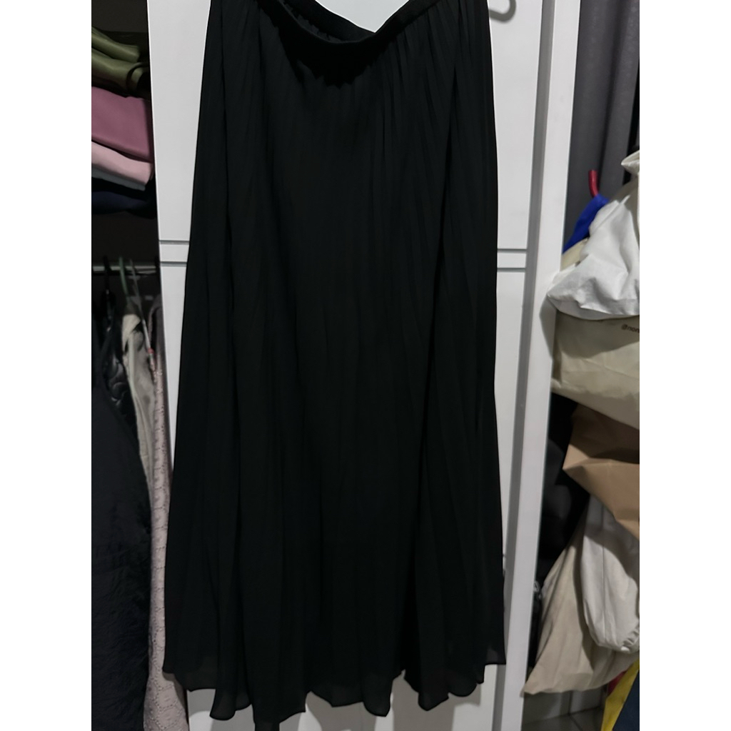 skirt pleated uniqlo uk L