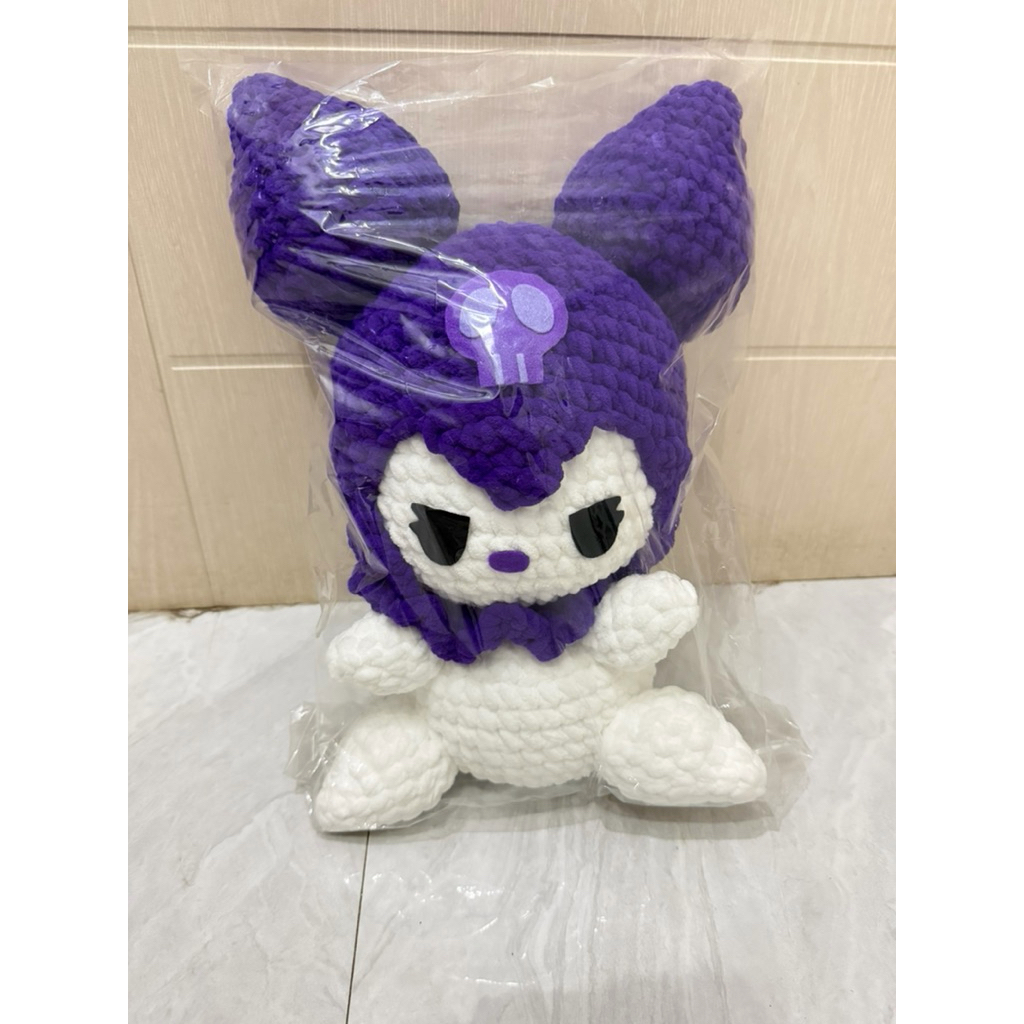 boneka rajut kuromi handmade besar