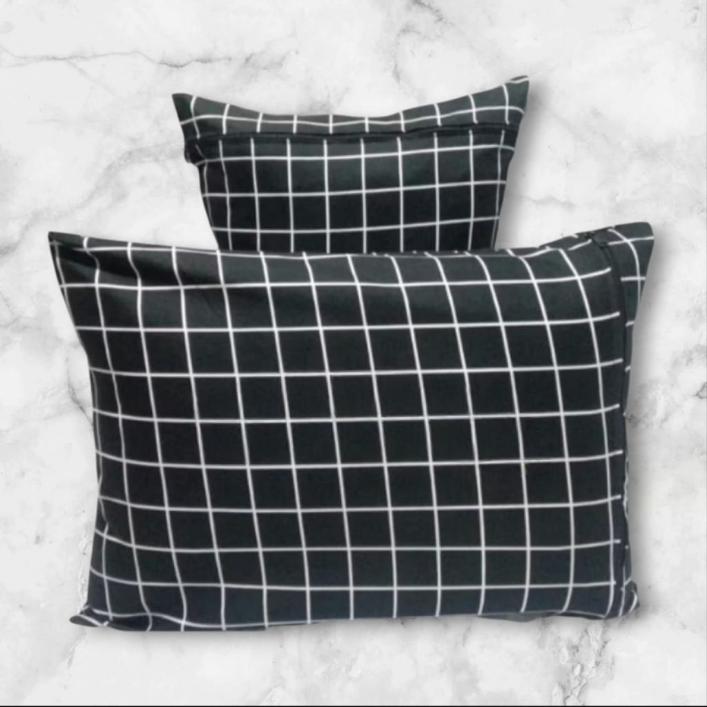 Sarung Bantal Resleting Bahan Katun Motif Terbaru Per 4 Pcs Harga Grosir