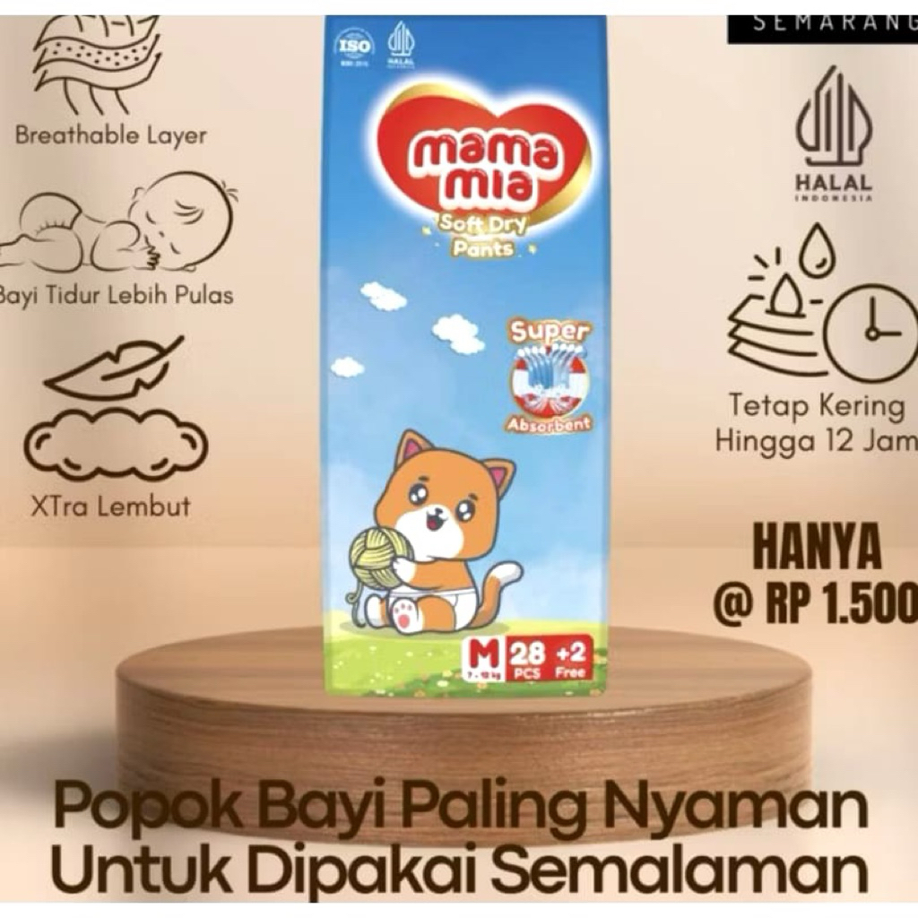 MAMAMIA BABY PANTS M28+2