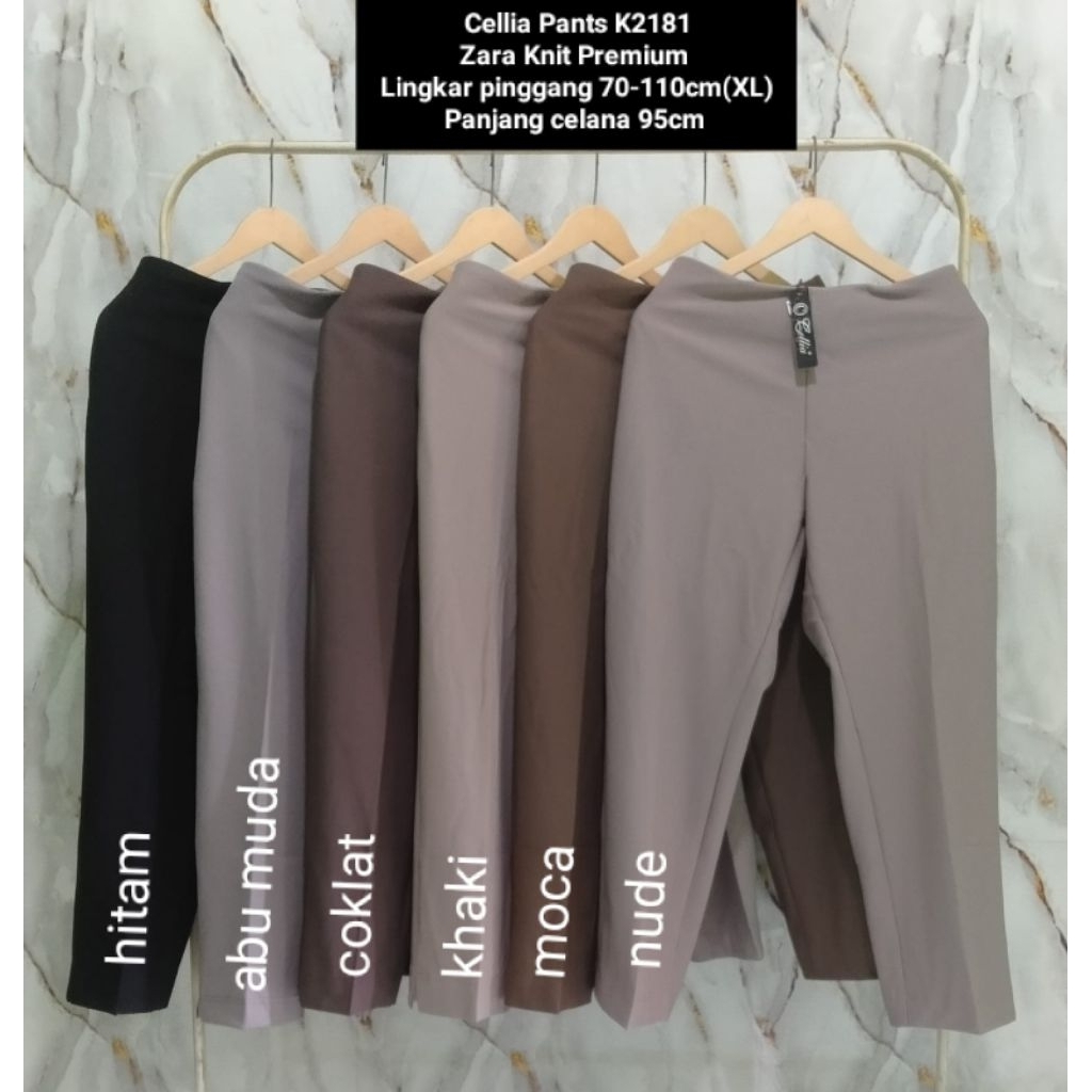 Celana kantor wanita|cellia pants original|Celana kerja wanita|Cellia panta k2181