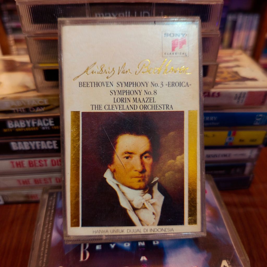 Kaset Pita Beethoven Symphony No. 3 - Eroica - Symphony No. 8