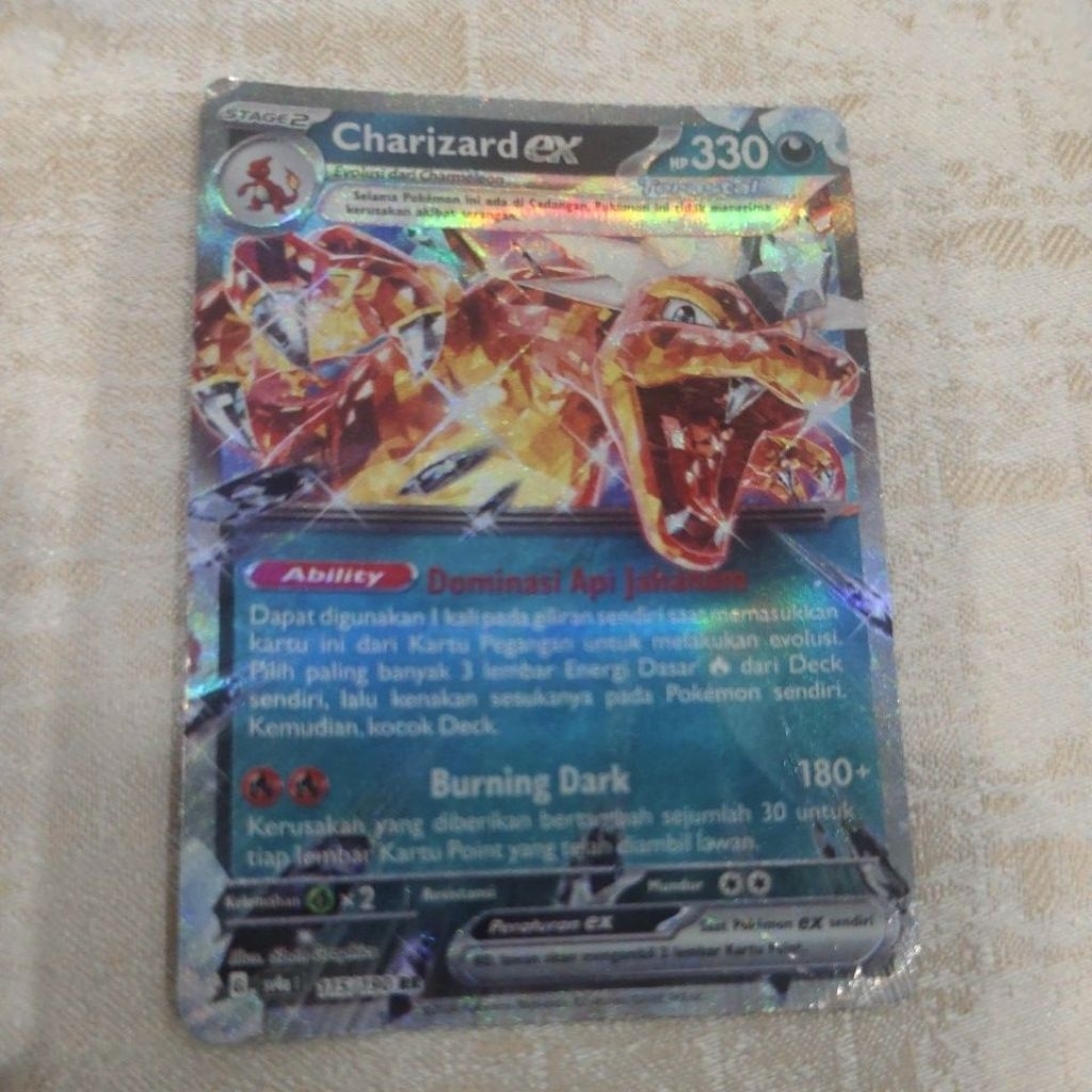 kartu pokemon charizard ex terastal