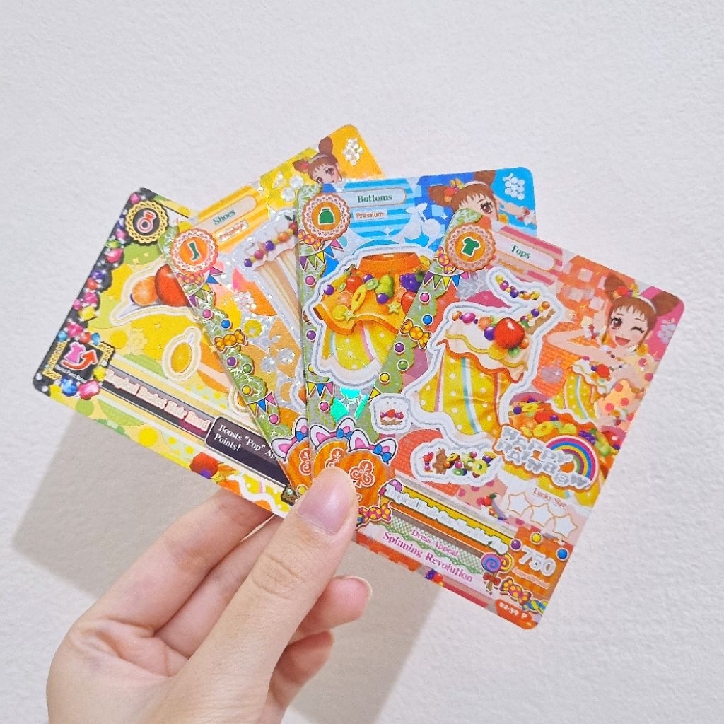 Aikatsu Card Kartu Premium Fruit Basket Otome Set Ori