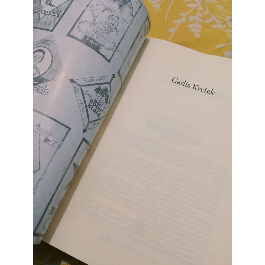 Novel Gadis kretek preloved