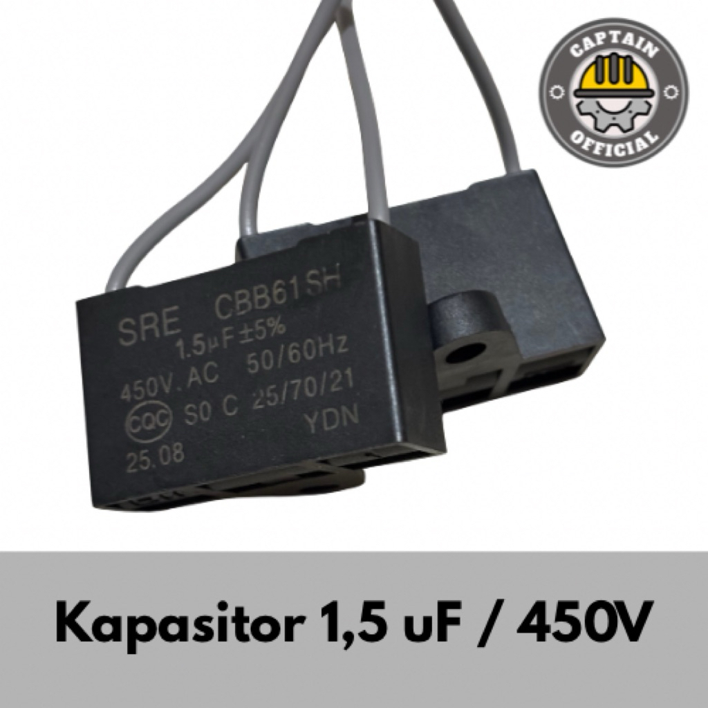 kapasitor kipas 1,5uf/450V