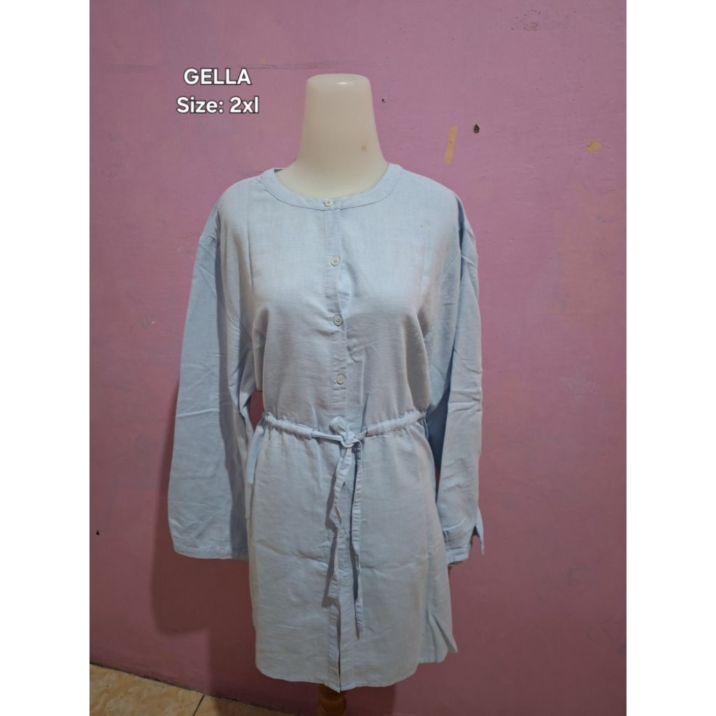 PRELOVED TUNIK PREMIUM/ PAKAIAN MUSLIM/ BAJU LEBARAN/ GELLA/ STYVES/ IMAROON/ warna executive design