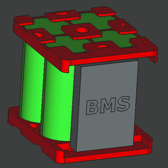 DIY Battery Pack - Holder Tutup Full Cover Lithium Battery 4S Lifepo4 32700 32MM