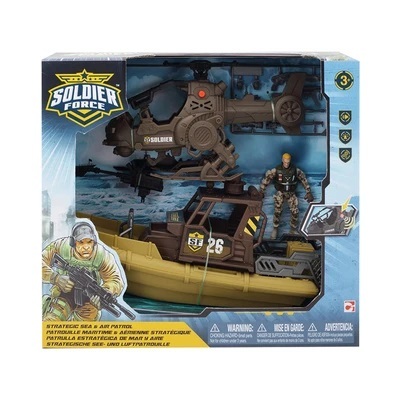 Mainan Anak Set Soldier Force Sos Ocean Patrol - Cokelat