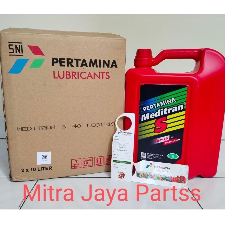 Oli Meditran S 40 10 Liter Oli Pertamina Meditran S SAE 40 10L Perdus