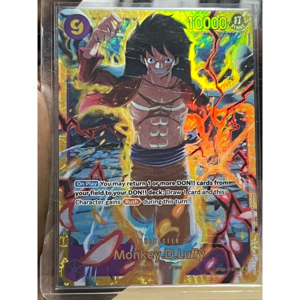 Monkey D. Luffy OP09-119 SEC - BAHASA INGGRIS - Kaisar di Dunia Baru