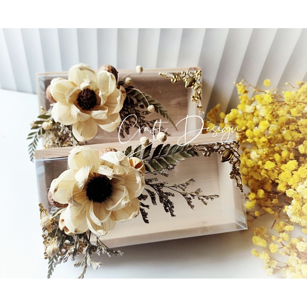 Kotak Mahar Rustic Tutup Mika Dekorasi Pernikahan