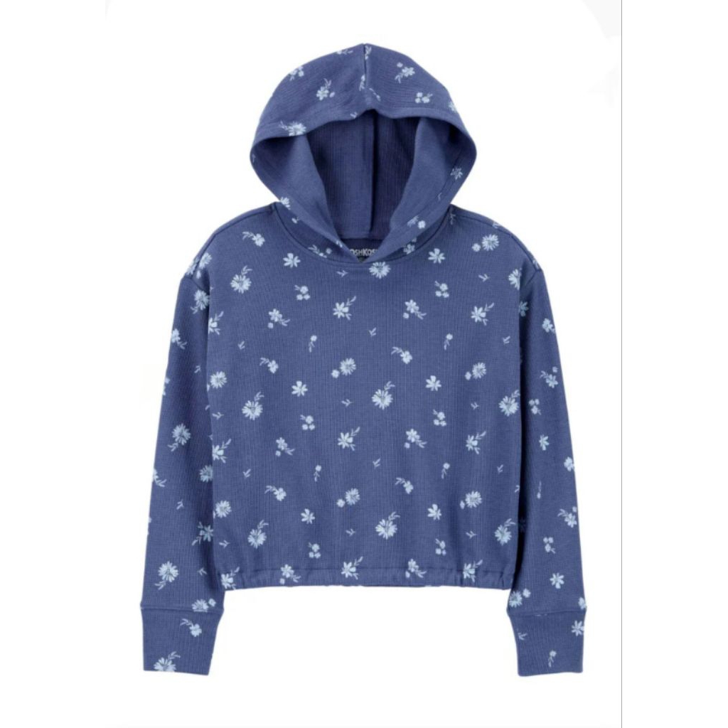 Oshkosh Hoodie Navy Flower | Hoodie Anak Perempuan